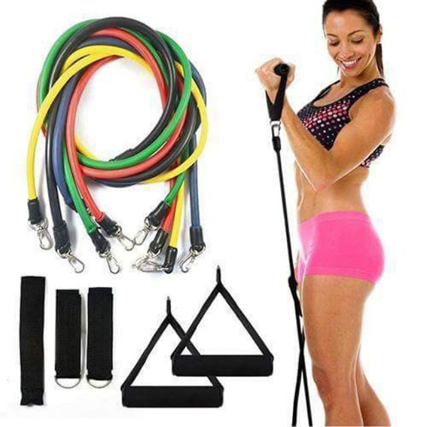 Bộ dây ngũ sắc tập gym 5 mức trọng lực M105