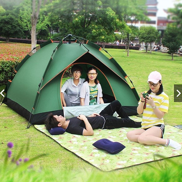 Lều cắm trại tự bung chống nước chống tia UV cho 3-4 người (210cm x 200cm x 135cm) K104