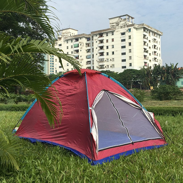 Lều cắm trại, dã ngoại giá rẻ cho 1-3 người, (2 x 1.4 x 1.1m) K107