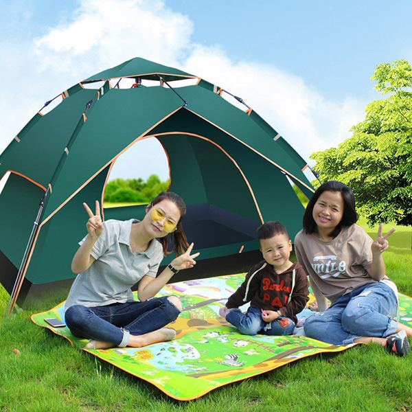 Lều cắm trại du lịch tự bung tiện lợi cho 1-3 người, KT (2 x 1.5 x 1.2m) K110