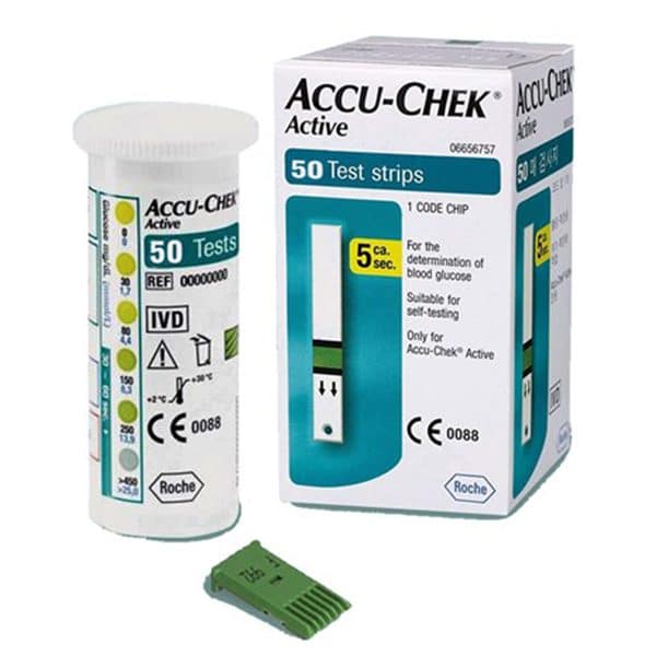 Que Thử Đường Huyết Accu Chek Active - Hàng chính hãng